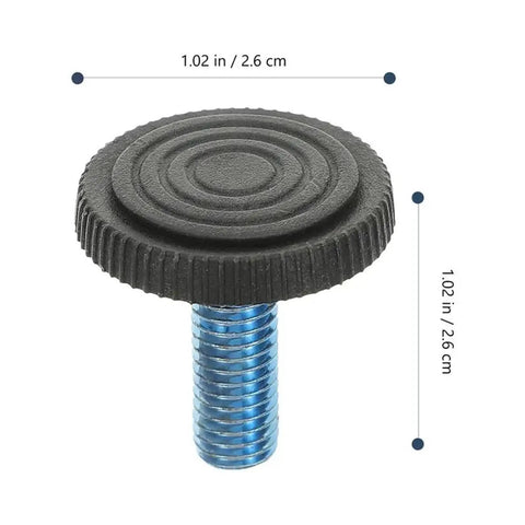 Threaded Leveling Feet M6 Cup Glides For Furniture And Tables Adjustable Foot Levelers Home Diy 20 Pack Durable Rust Resistant Load Bearing