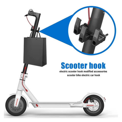4 Pack Front Hook Dual Claw Rack For M365 Pro 1S Pro 2 Electric Scooter And Skateboard Storage Hanger on scooter