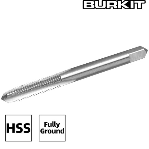 Two Pack M3 X 0.6 Right Hand Thread Tap HSS M2 6542 High Speed Steel Straight Fluted Machine Tap For Metalworking DIY Projects