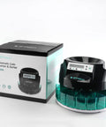 Boss Level Electric Coin Sorter And Change Counter With Huge Led Display, featuring a black design and clear coin sorting bins.
