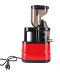 Zaicoler 5.4 Inch Cold Press Juicer With Wide Chute For Whole Produce Slow Masticating Extractor showcasing a red and black design, plug included.