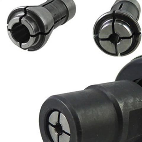 Heavy Duty Air Die Grinder Kit With 1/4 Inch Straight Shaft And Rugged Aluminum Housing tool collet system parts close-up view