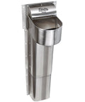 Heated Automatic Stall Waterer For Horses Forged In 304 Stainless Steel Wall Mounted with Quick Fill Valve for easy access.