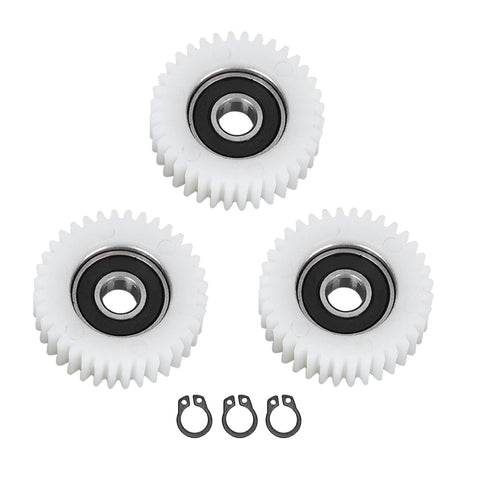 36 Tooth Nylon Motor Gear Set With Gear Clutch For Electric Tools Pro Grade Replacement 3 Piece Kit Durable Easy Install