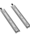 One Pair 14 Inch Locking Drawer Slides With Full Extension And 150 Lb Load Capacity For Beefy, Heavy Duty Cabinets