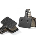Fifteen Pair Top Shelf Bicycle Brake Pads Resin Compound Rotor Replacement For Hydraulic Disc Systems With Killer Grip Stopping Power And Ride Easy Durability, showing two brake pads from above.