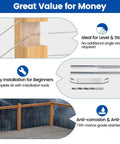 Image showcasing 80 Pack One Eighth Inch Cable Railing Hardware Kit With Swage Lag Screws Left And Right Handed Threads For Wood Posts In T316 Stainless Steel Deck Cable Railing System Includes Drill Bit And Bent Wrench 40 Pairs.