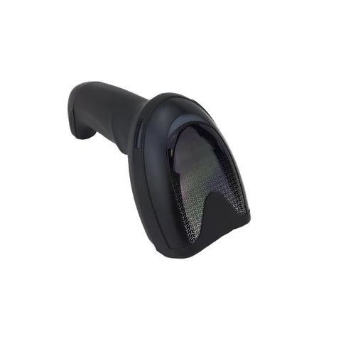 Omnidirectional Corded Barcode Scanner Kit With Fixed Stand for 2D and 1D Scanning Standard Range IP52 Rated, handheld view
