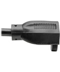 Side view of Heavy Duty Power Extension Cord 15 Amp 14 AWG 6 Foot NEMA 5-15P To NEMA 5-15R Black Ideal For Computers Monitors Servers Printers