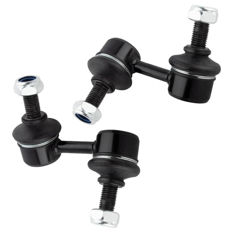 Honda Element Front Sway Bar End Link Kit And Front Lower Ball Joint Set With 2 End Links And 2 Ball Joints For 2003-2011, black steel replacement parts