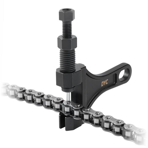 Chain Breaker Tool For 420 To 530 Roller Chains With Separate Pin Design No Fuss Quick Swap Includes 2 Replaceable Cutting Pins