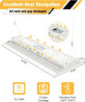1.5 Ft Led Linear High Bay Light Adjustable Wattage 52W To 130W Swapping 4000K Or 5000K Shades showcasing excellent heat dissipation design.