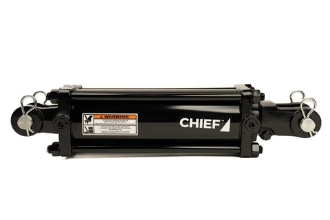 Top Shelf Tie Rod Hydraulic Cylinder 3000 Psi Double Acting 4 Inch Bore 4 Inch Stroke With 1 And Half Inch Rod And Sae Ports Built Like A Tank For Daily Grinds And Rock Solid Performance