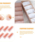 Six Piece Plastic Underwear Organizer Box For Drawer Dividers And Sock Keeper Keeps Your Lingerie Tight And Squared Away For A Really Slick Closet Setup with socks organized.