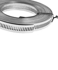 Get A Massive 11.5 Foot Stainless Steel Duct Pipe Hose Clamp Kit With Heavy Duty Metal Strap And 8 Rock Solid Worm Gear Fasteners For Super Easy Auto Parts Repair And Diy Projects. rolled stainless steel hose clamp strip