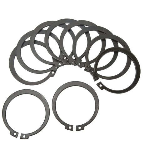 50 Piece Circlip Snap Ring Kit For 507 AC Compressor Clutch Direct Replacement Iron Black C Clips 1.8mm Thick With Outer Diameter 49.44mm