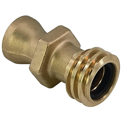 Tight Grip Forklift Propane Lp Gas Tank Valve Male Connector Fitting And Quick Disconnect Adapter in brass, designed for easy hookups.