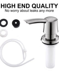 Under Sink Soap Dispenser For Kitchen Sink With 40 Inch Extension Tube Kit Built In Pump 360 Degree Rotation No More Refills