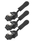 Zipper Repair Kit Puller Replacement Tool Three Piece Set With Easy Grip Design for quick no sew repairs, front view