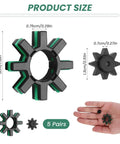 5 Sets Electric Power Steering Coupler Bushing Kit Direct Fit For Toyota Camry Corolla Prius C HR Avalon RX ES NX UX Easy Install Rubber Damper Replacement Replaces 45253-28130, 5 pairs