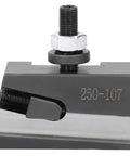 Heavy Duty High Carbon Steel Quick Change Tool Post Holder For Cnc Lathe with bolt for precise setup.