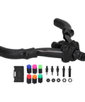 Get The Ultimate Hand Rivet Nut Tool For Serious Metal Repair And Auto Jobs! This Alloy Steel Manual Riveting Gun Comes Loaded With Five M10 Mandrels And Nuts To Secure Your Fasteners Like A Pro Without Breaking The Bank Or Your Fingers. manual rivet nut gun with M10 mandrels