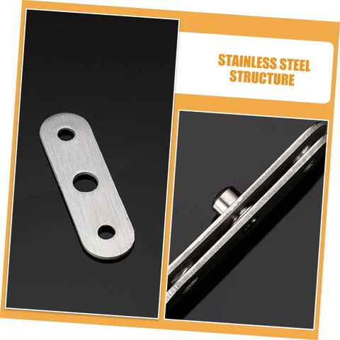 360 Degree Rotatable Hidden Door Pivot Hinges Set Stainless Steel For Secret Door Applications Concealed Door Hardware Kit