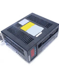 Beefed-Up Closed-Loop Servo Motor With Encoder Feedback, 0.75KW, 220V, shown with single-phase drive and connectors