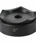 Beefy Three Inch Conduit Punch And Die For Hydraulic Knockout Driver Three Quarter Inch Sixteen UN Thread Ten Ton Punching Force