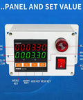 Slick Rollin Roller Wheel Length Meter Digital Counter Six Digit Display showing alarm and control buttons for measuring length.