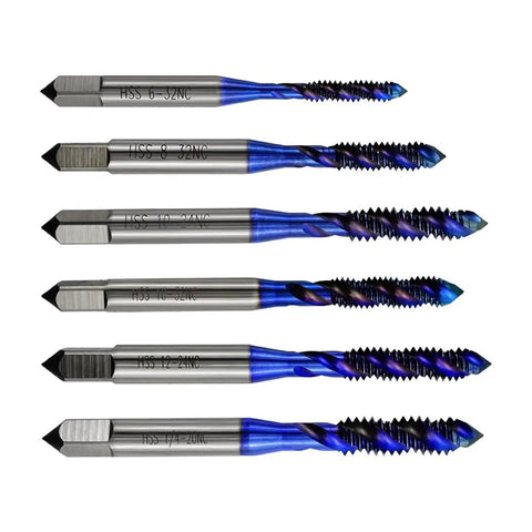 Grab This 6 Piece Tap Drill Bits Set For Metal Thread Repair Kits Featuring High Speed Steel Perforated Spirals And Metric Composite Taps That Are Super Durable, Sharp, And Built To Fix Damaged Threads Fast Without The Hassle. HSS tap drill set, metric sizes