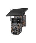 Premium Grade 6K Solar Security Camera With 12MP Clarity And 60X Zoom catches every turn across 360 degree field of view in camouflage design.