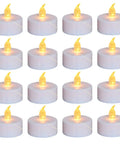 16-pack of 100 Pack Flameless LED Tea Lights Candles With Realistic Flicker And About 200 Hours Battery Life in warm yellow glow