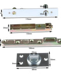 Heavy Duty Wooden Door Invisible Floor Spring With 360 Degree Rotation Stainless Steel Hidden Pivoting Hinge dimensions
