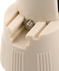 Close-up of Adjustable Furniture Legs 2 Piece Set For Tables And Chairs, Non Slip Plastic Risers With Tool Free Installation, White Finish