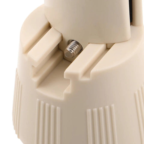 Close-up of Adjustable Furniture Legs 2 Piece Set For Tables And Chairs, Non Slip Plastic Risers With Tool Free Installation, White Finish