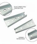 Beefed-Up Heavy-Duty Sofa Armrest Connector Kit With Carbon Steel Snap Buckle Bracket For Loose Arms, Silver details