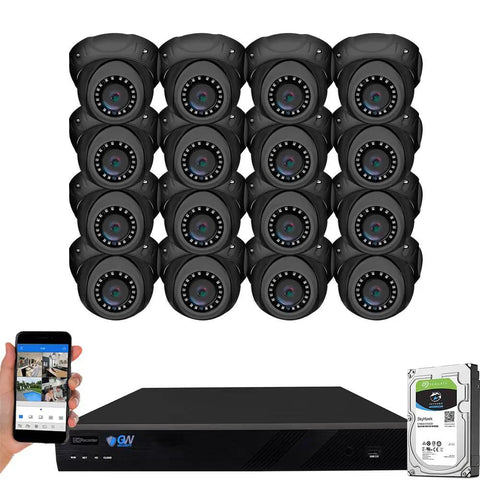 16 Channel All In One 12MP NVR 4K H265 Plus AI Face Recognition Surveillance System With 16 UltraHD 4K 8MP IP PoE Dome Cameras