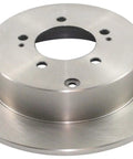 Rear Solid Disc Brake Rotor With Forged Flange For Precise Fit, ABS Signaling Clarity, Multi Lip Seals, Rock Solid Bearing Design