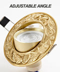 5w Vintage Brass Downlight Round Recessed Lighting Housing Trim Kits Led Recessed Lighting Led Round Ceiling Light Kit with adjustable angle design.