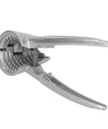 Heavy Duty Aluminum Nutcracker With Spring Loaded Crackers, Anti Slip Handle, Two Diameter Crackers, Built To Last for Walnuts and More