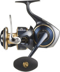 Side view of Saltiga Saltwater Spinning Reel SALTG30000P, showcasing corrosion-resistant build for offshore big game fishing.