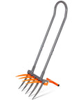 Beast Of A Broad Fork Garden Tool With 9 Tines Heavy Duty Ergonomic U Shaped Handle For Spading And Digging Soil In The Garden Two In One Pitchfork For Cultivating And Aerating
