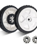 2-Set Beefed-Up 8 Inch Wheel Plastic Gear Assembly With Pinion Gear Kit for Toro Rear Wheel Drive Recycler Mower