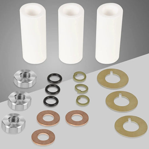 18mm Piston Kit Ceramic Plunger Repair Kit For AR Pump Series RK RKA RKV XRCA XRV XRCV Includes O Rings Backup Rings Slings Washers And Nuts For Quick Fix Fast Easy Install