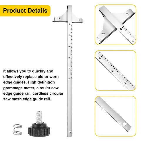 Precision Replacement Circular Saw Fence And Trim Saw Guide For Smooth Straight Cuts Compatible With Dc390k Dw936 Dc300 Dc310 Models.