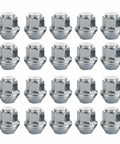 20 Piece 19mm Hex Steel Wheel Nut Set For Models Easy To Carry Tool Part Tough As Nails Heavy Duty Lug Nuts For Cars Trucks SUVs And Model Builds Replacement Hardware For Secure Wheel Mounting, 20 silver steel lug nuts