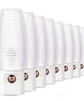 8 Pack Plug In Kid Friendly Night Light With Dusk To Dawn Sensor 2700K Warm White LED Nightlight for Kids Nursery Bedroom Bathroom