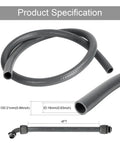 Half Inch Four Foot Liquid Tight PVC AC Conduit Kit Gray Flexible Electrical Whip With Straight And 90 Degree Connector Fittings