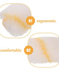Ergonomic and comfortable texture of No Sweat Replacement Paint Roller Sleeve Covers for smooth wall coatings.